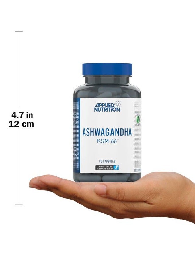 أبلايد نيوتريشن كبسولات أشواغاندا KSM، 60 كبسولة - تخفيف طبيعي للتوتر، وتعزيز الطاقة، ودعم صفاء الذهن - Image 3